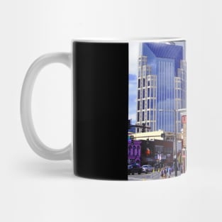 Cool photography of city Nashville Tennessee skyline sunset sky USA city break Mug